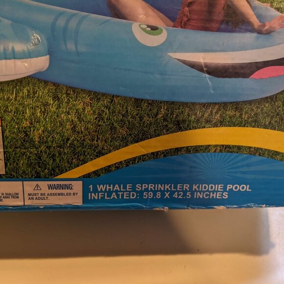 Sloosh Whale Sprinkler Kiddie Pool - Picture 2 of 2